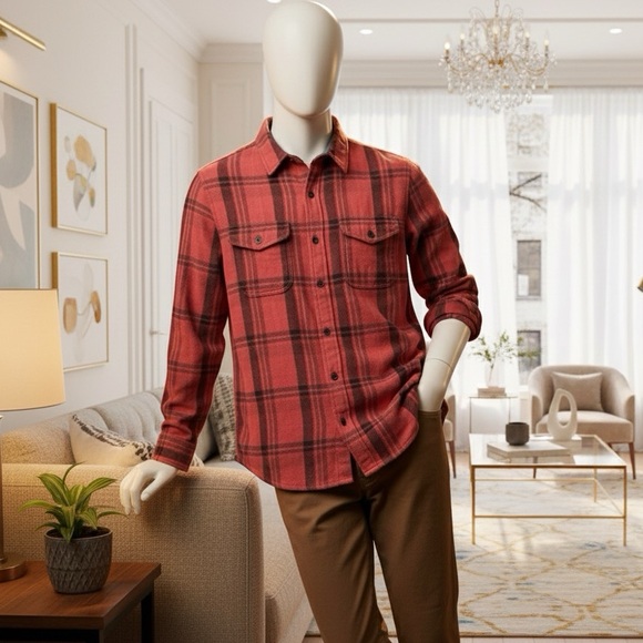 Outerknown Other - New Outerknown blanket shirt check Plaid Shirt 100% organic cotton size M L XL